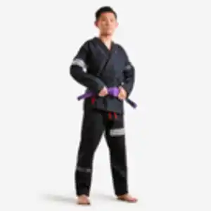 Kimono Brasilianisches Jiu-Jitsu BJJ 500 Damen/Herren schwarz