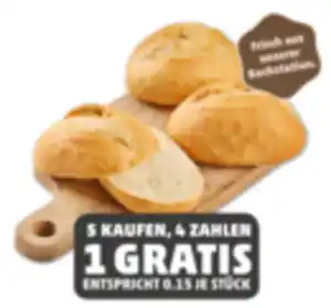 BÄCKER­KRÖNUNG Das knusprig-frische Sonntags­brötchen