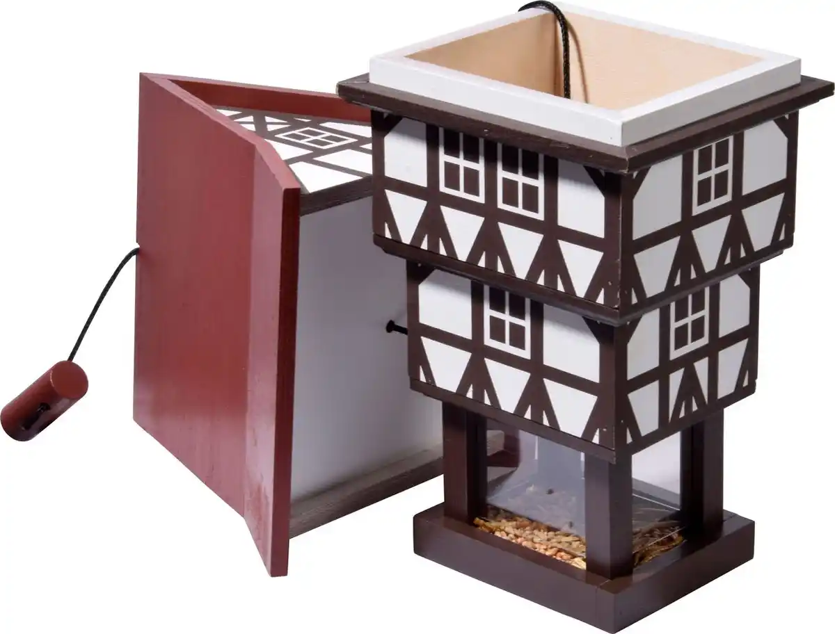 Bild 4 von Vogelfutterhaus zum Aufhängen Vogelhaus Futterstation