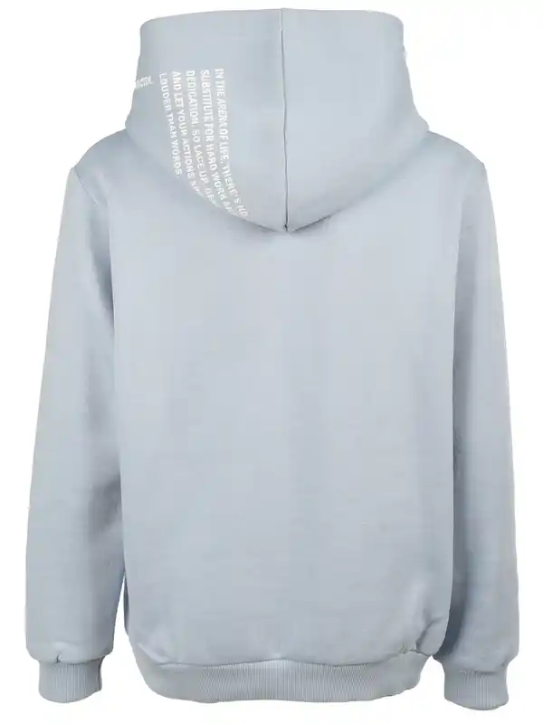 Bild 2 von Jungen Hoodie mit Print auf der Kapuze Blau