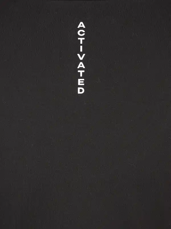 Bild 3 von Damen Sport Cropped Top mit langem Arm Schwarz