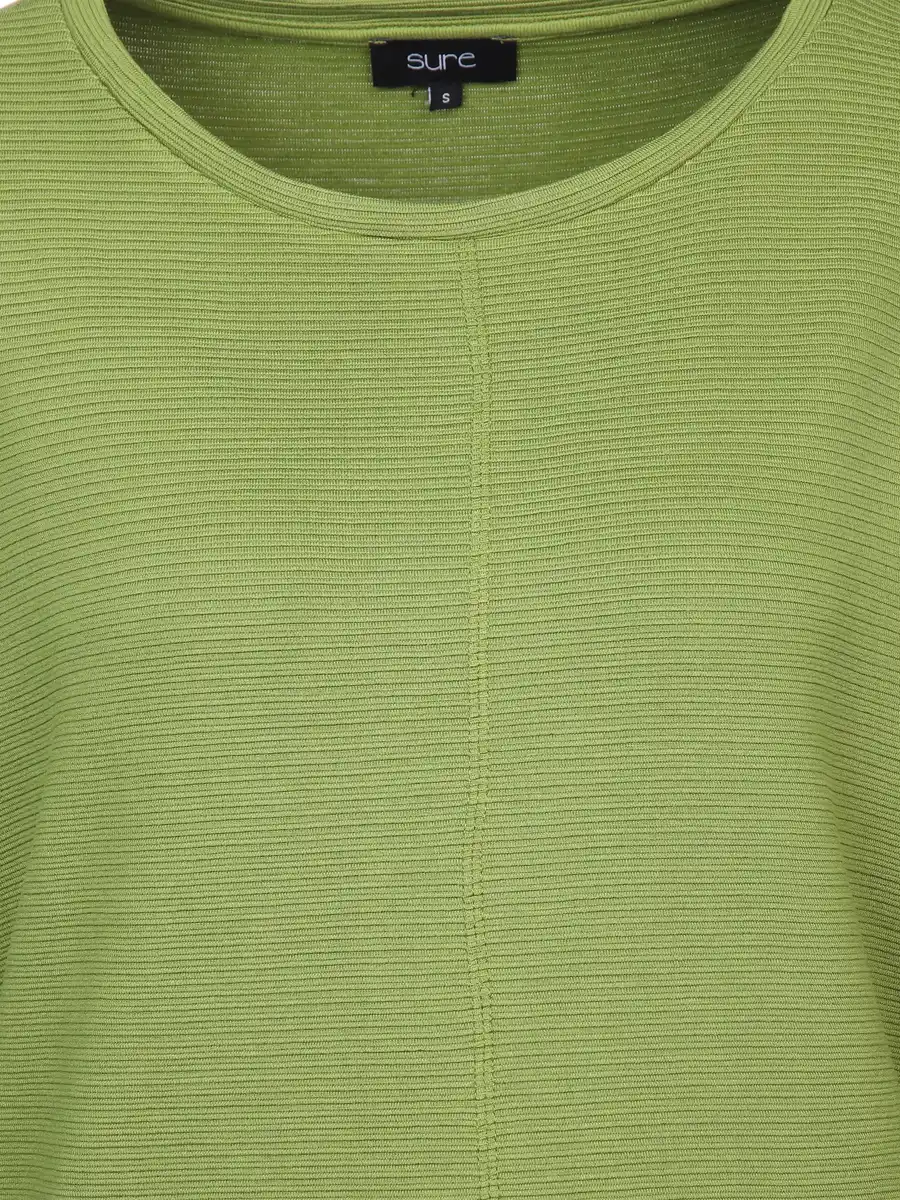 Bild 3 von Damen Ottoman Shirt in Ripp-Optik Grün