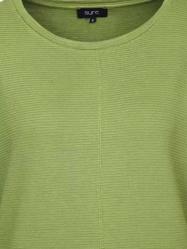 Bild 3 von Damen Ottoman Shirt in Ripp-Optik Grün