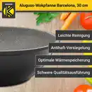 Bild 2 von Aluguss Wok-Pfanne BARCELONA, 30 cm