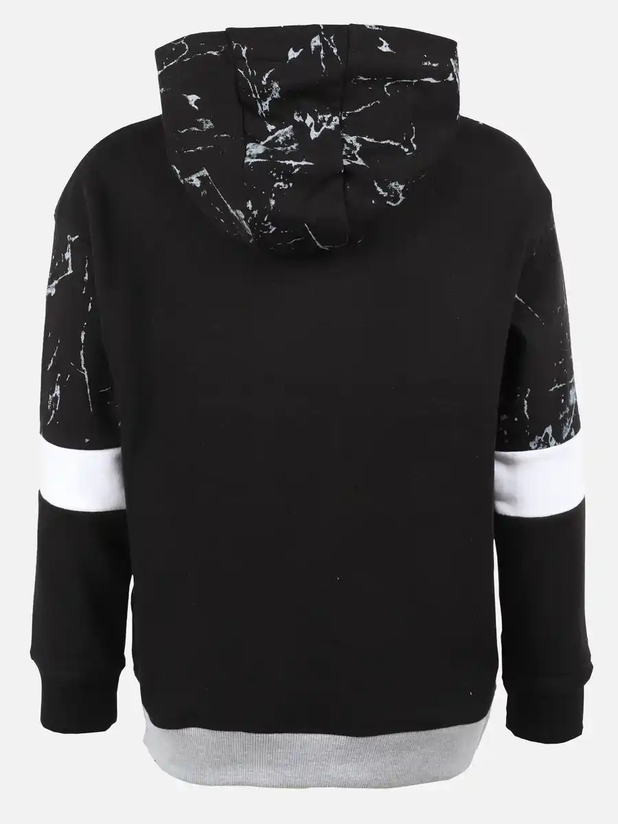 Bild 2 von Jungen Hoodie im Colorblocking Schwarz