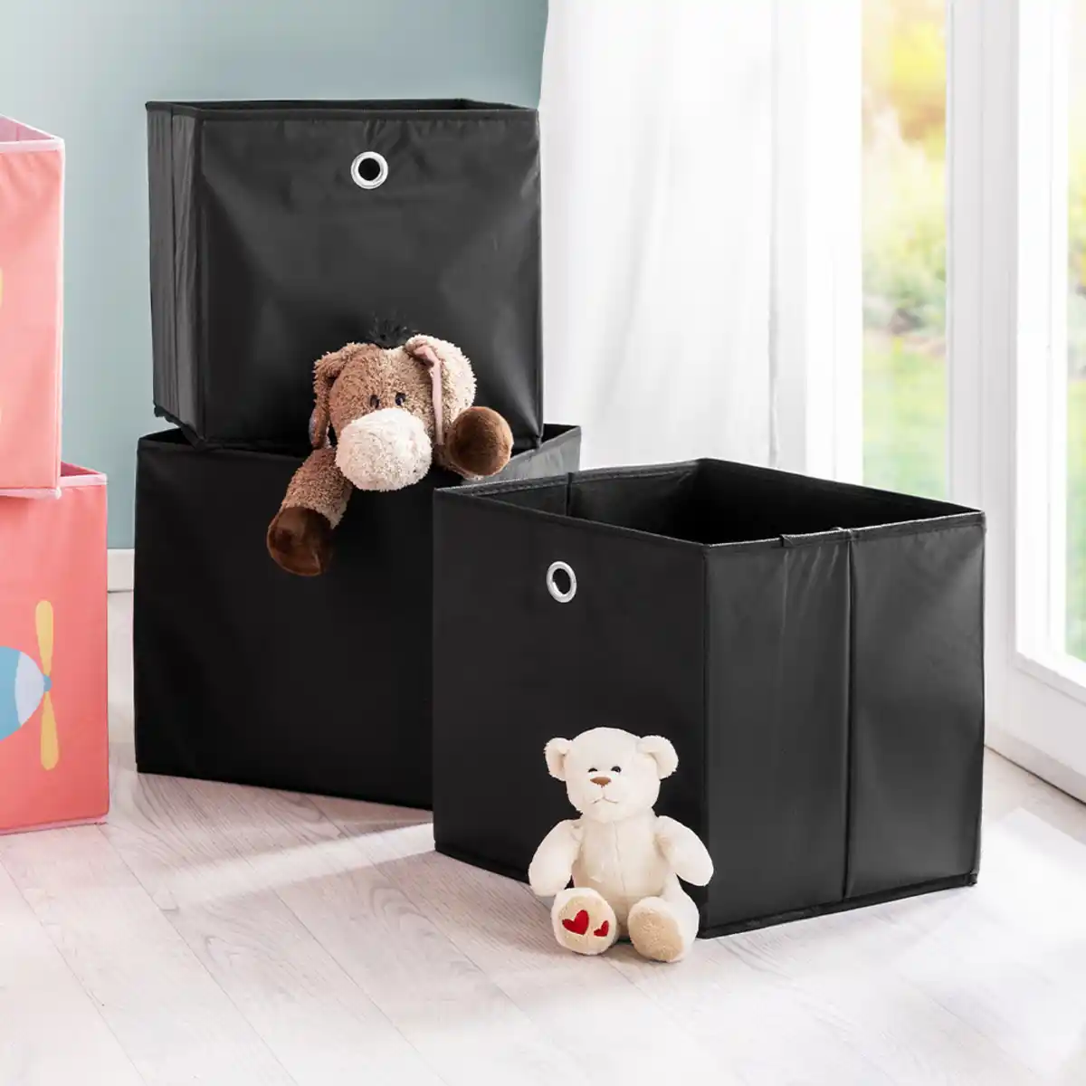 Bild 1 von Aufbewahrungsbox 3er-Set - Anthrazit