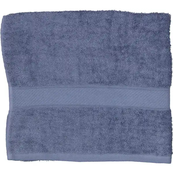 Bild 1 von Basic cotton Badehandtuch, Dunkelblau, 70x130