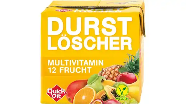 Bild 1 von QuickVit Durstlöscher Eistee Multivitamin