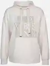 Bild 1 von Damen Sweatshirt mit Glitzereffekten Weiß