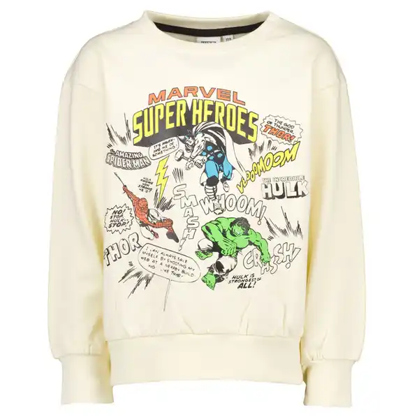 Bild 1 von Teenager Sweater Marvel Lange Ärmel, Sandfarben, 122/128