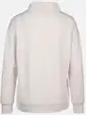 Bild 2 von Damen Sweatshirt mit Glitzereffekten Weiß