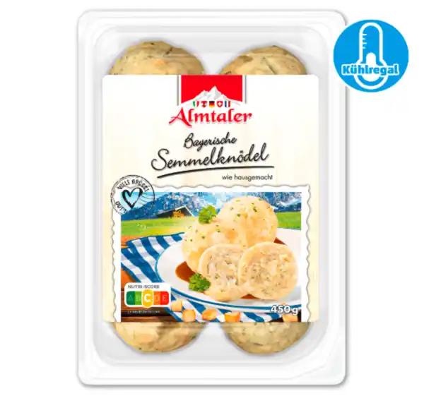 Bild 1 von ALMTALER Bayerische Semmel- oder Spinatknödel*