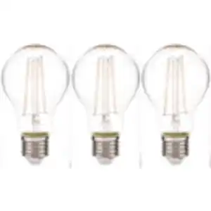 LED-White-Filament-Leuchtmittel-Set 3er -  Birne E27 7W/ 806 Lumen