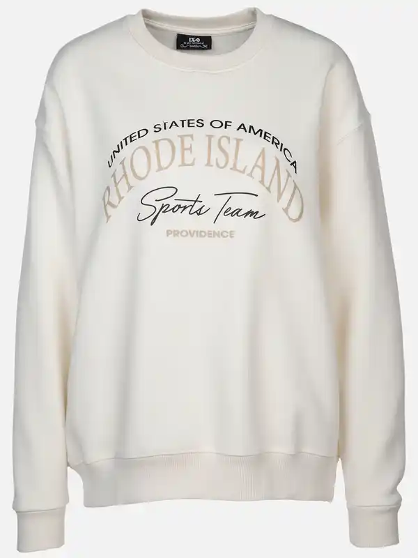 Bild 1 von Damen Sweatshirt mit Print Beige