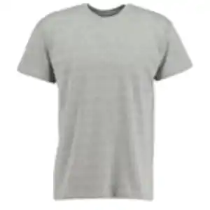 Herren-T-Shirt Regular Fit / Rundhals, Grau, XL