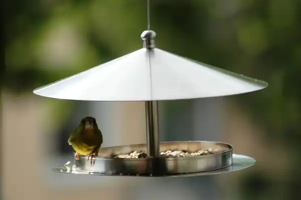 Bild 4 von Design Vogelhaus "Silberglanz", mit Draht zum Aufhängen