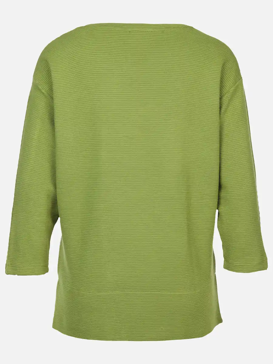Bild 2 von Damen Ottoman Shirt in Ripp-Optik Grün