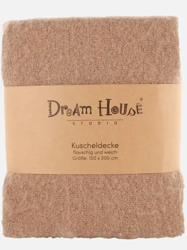 Bild 3 von Boucle-Wohndecke, 150x200cm Braun