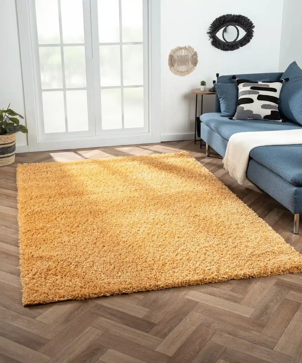 Bild 2 von Teppich Elodie, 160cm x 230cm, Farbe Goldfarben, rechteckig, Florhöhe 37mm