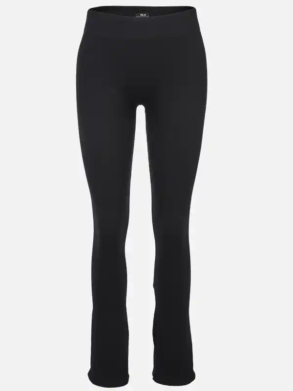 Bild 1 von Damen Leggings in Ripp-Optik Schwarz