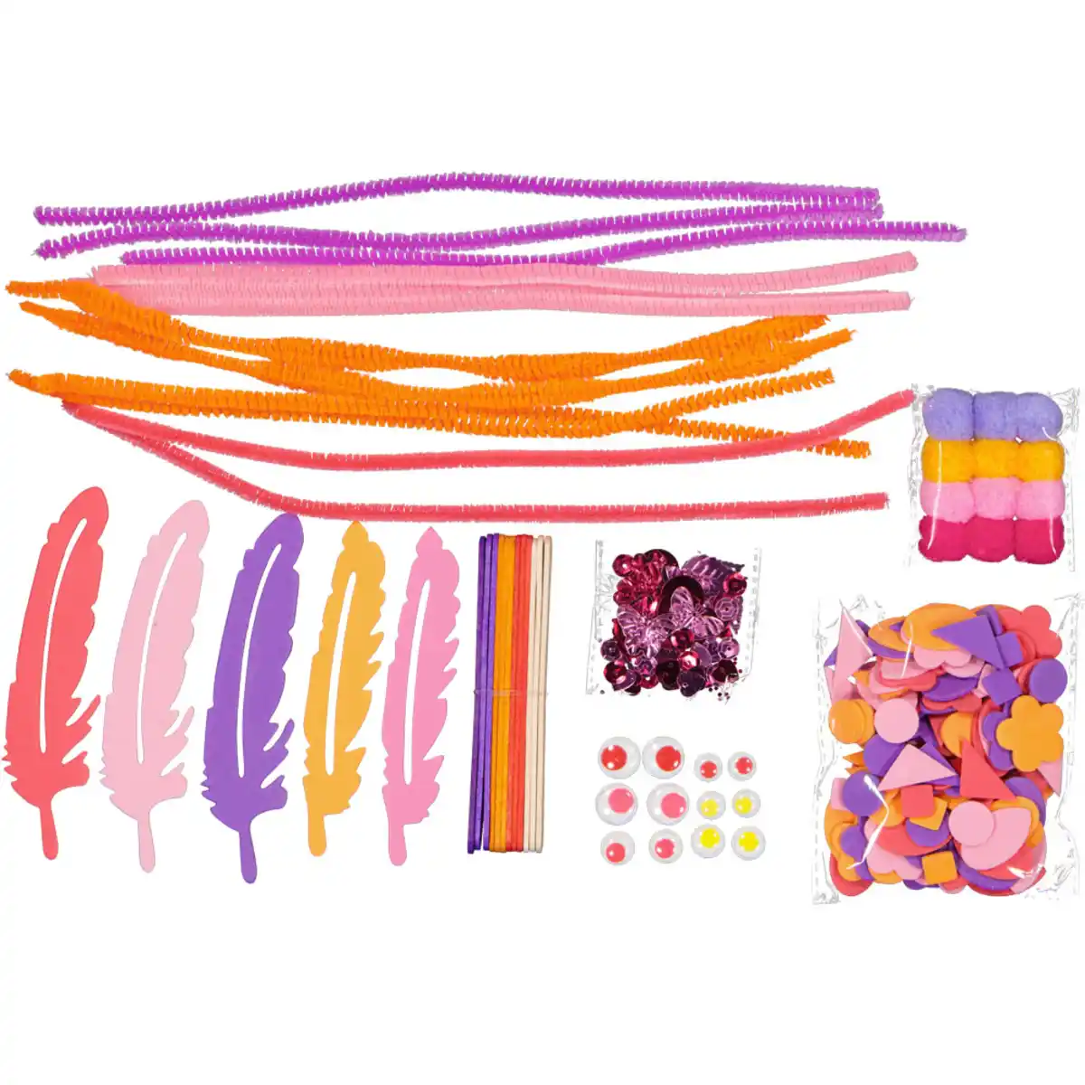 Bild 1 von Bastelset, Rosa, ONE SIZE