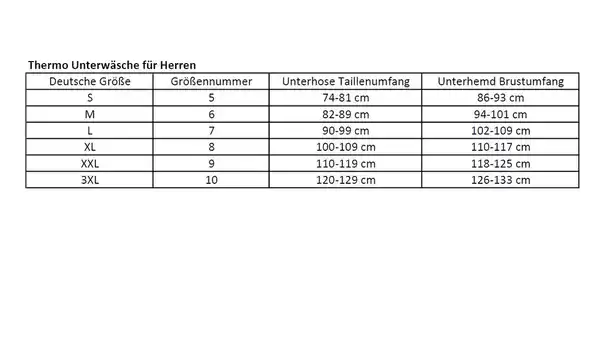 Bild 2 von warme lange Thermo-Unterhose für Herren Gr. 3XL in Blau Garcia Pescara