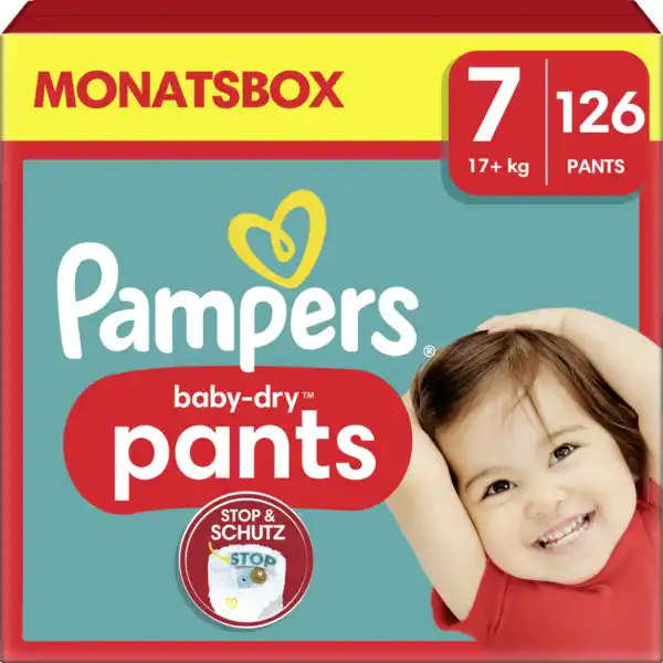 Bild 1 von Pampers Baby Dry Pants Gr.7 (17+kg) Monatsbox