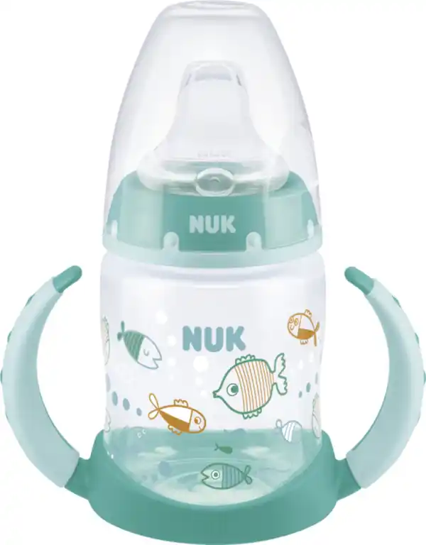 Bild 1 von NUK First Choice Trinklernflasche mit Temperature Control, grün, 6-18 Monate