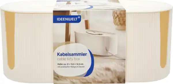 Bild 1 von IDEENWELT Kabelsammler weiß