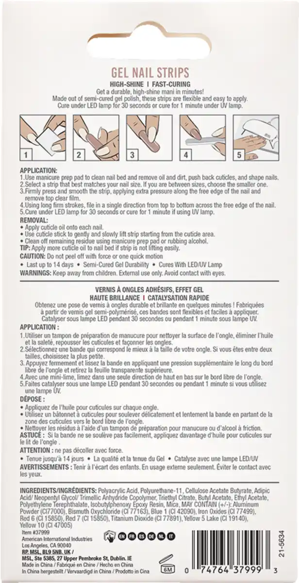 Bild 2 von ARDELL Nail Addict Gel Nail Strips Cheers to Rose