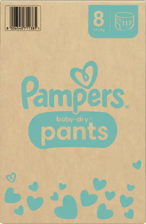 Bild 3 von Pampers Baby Dry Pants Gr.8 (19+kg) Monatsbox