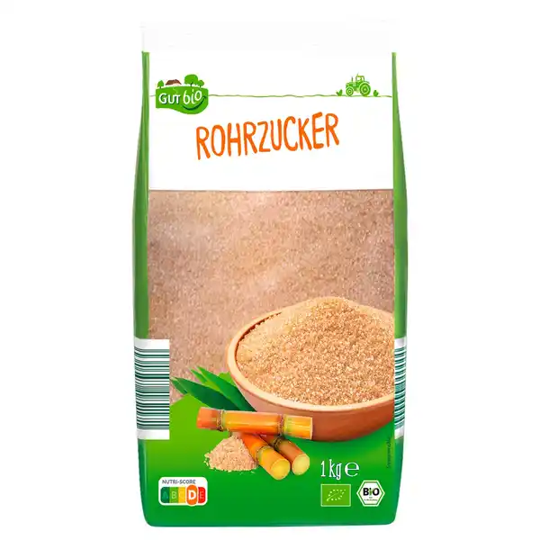 Bild 1 von GUT BIO Bio-Rohrzucker 1 kg