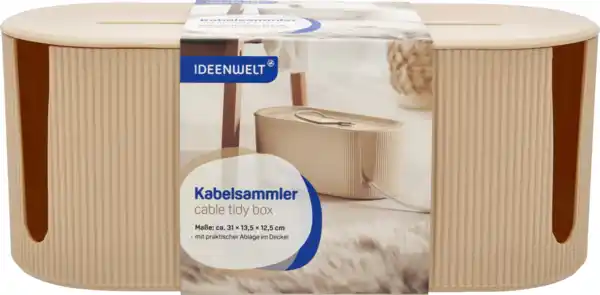 Bild 1 von IDEENWELT Kabelsammler beige