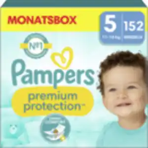 Pampers premium protection Windeln Gr.5 (11-16kg) Monatsbox