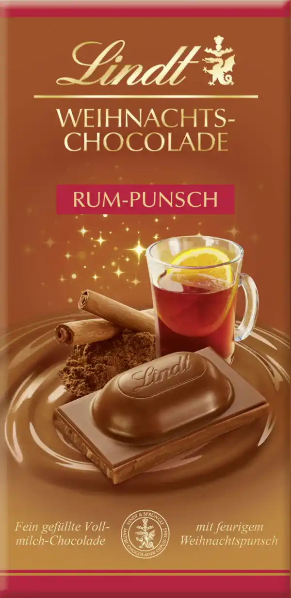 Bild 1 von Lindt Weihnachtsschokolade Punsch, 100 g