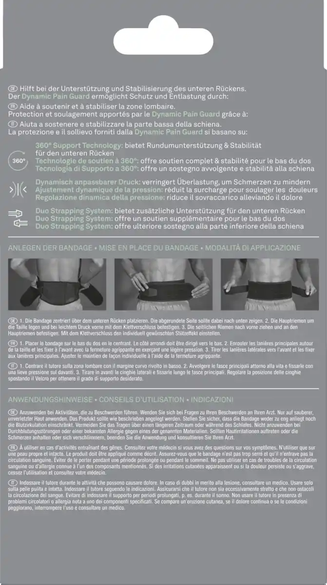 Bild 3 von Hansaplast Protective Rücken-Bandage