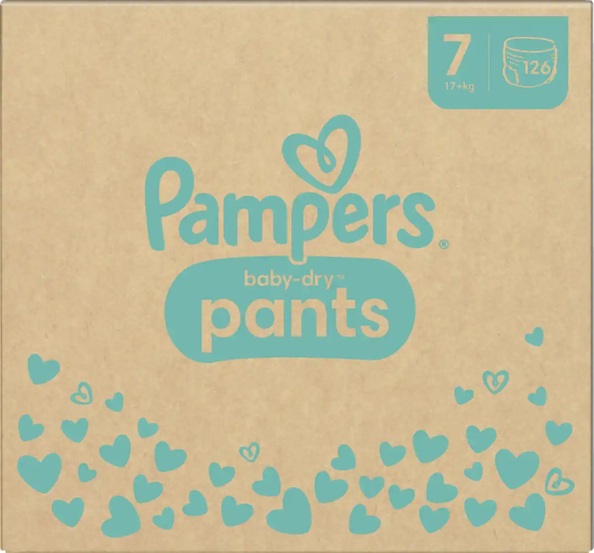 Bild 1 von Pampers Baby Dry Pants Gr.7 (17+kg) Monatsbox