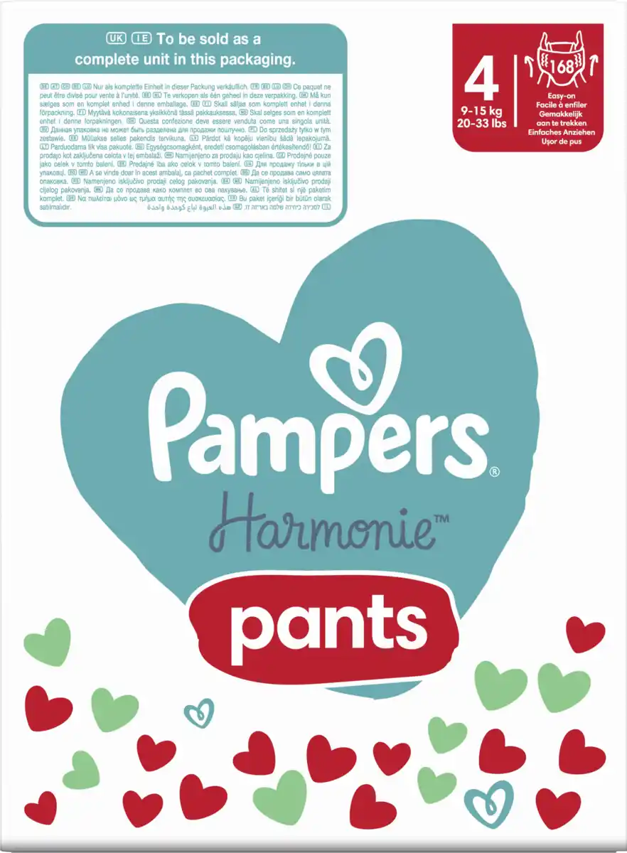 Bild 3 von Pampers Harmonie Pants Gr.4 (9-15kg) Monatsbox