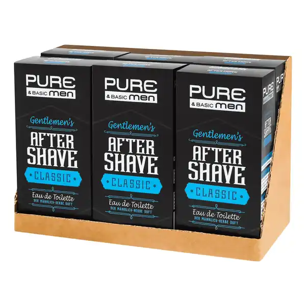 Bild 1 von Pure & Basic Aftershave Classic 100 ml, 6er Pack