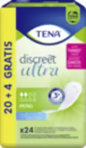 TENA discreet Mini Einlagen 20+4