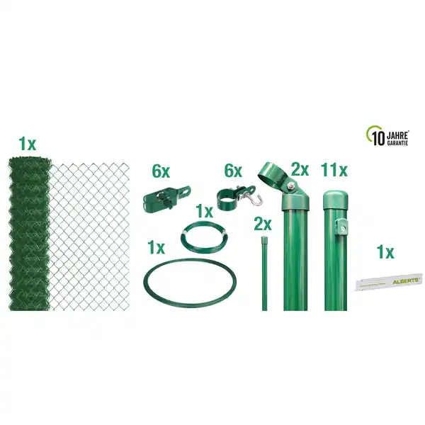 Bild 1 von Alberts Maschendrahtgeflecht-Set grün Ø 2,8 mm 175 x 2500 cm