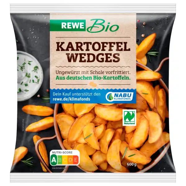 Bild 1 von REWE Bio Kartoffel Wedges