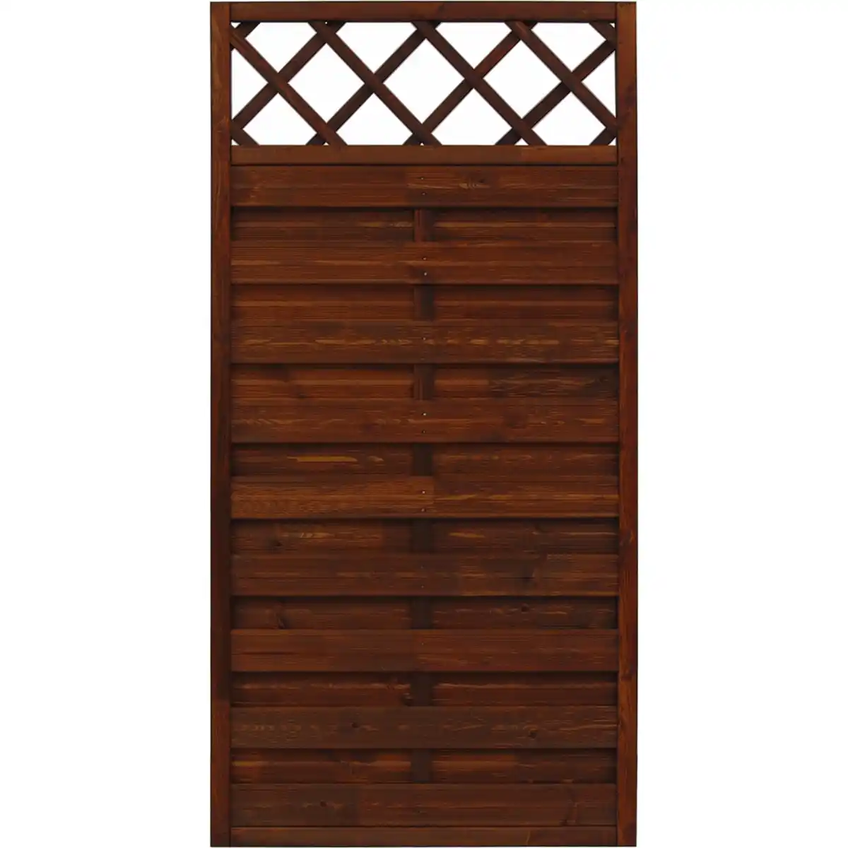 Bild 1 von andrewex Sichtschutzzaun 'Hamburg' 90 x 180 cm Kiefer braun