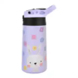 BTS Trinkflasche mit Tiermotiv, Kaninchen