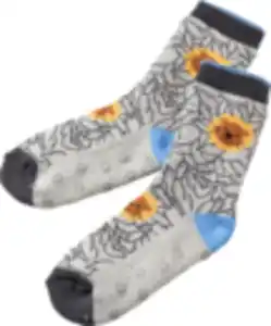 ALANA ABS Socken mit Tier-Motiv, grau & blau, Gr. 23/26