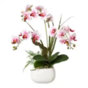 Künstl. Phalaenopsis im Keramiktopf, 46 cm