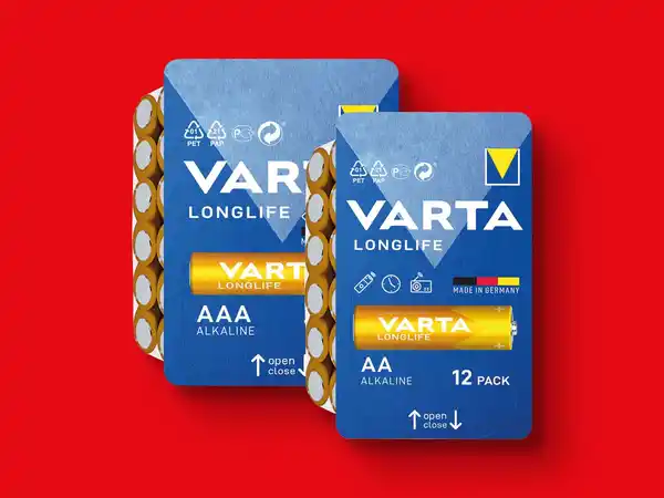 Bild 1 von Varta Longlife Batterien,  12 Stu