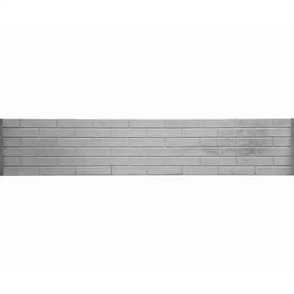 Bild 1 von Beckers Betonzaun Betonzaunplatte 'Standard Stein Glatt' 200 x 38,5 x 3,5 cm grau