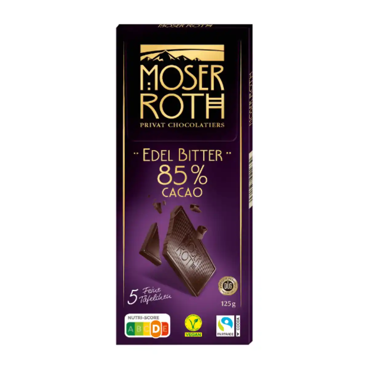 Bild 2 von MOSER ROTH Edel-Bitter-Schokolade 125g
