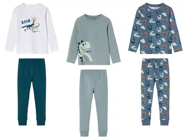 Bild 1 von lupilu® Kinder Pyjama aus reiner Baumwolle